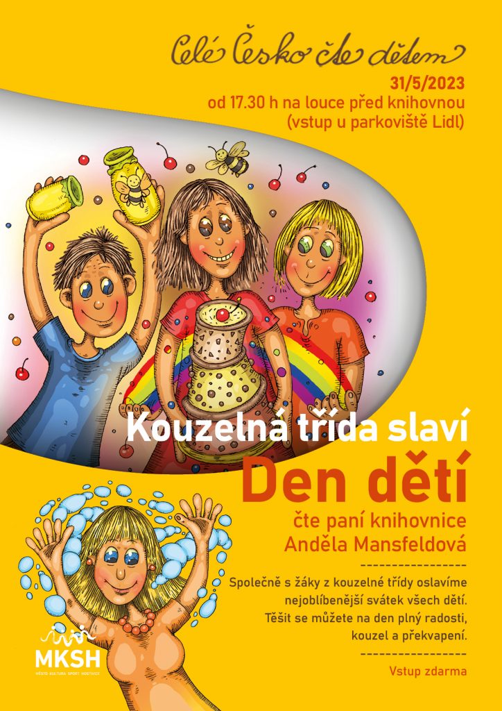 Venkovní čtení pro děti s Andělkou