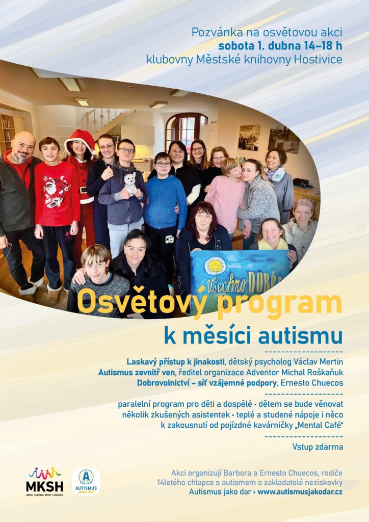 Osvětový program k měsíci autismu dnes v klubovnách městské knihovny